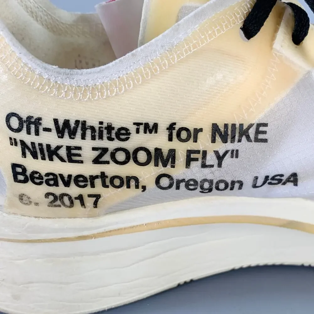NIKE x OFF-WHITE 2017  11 The Ten White Translucent Synthetic Athletic Sneakers